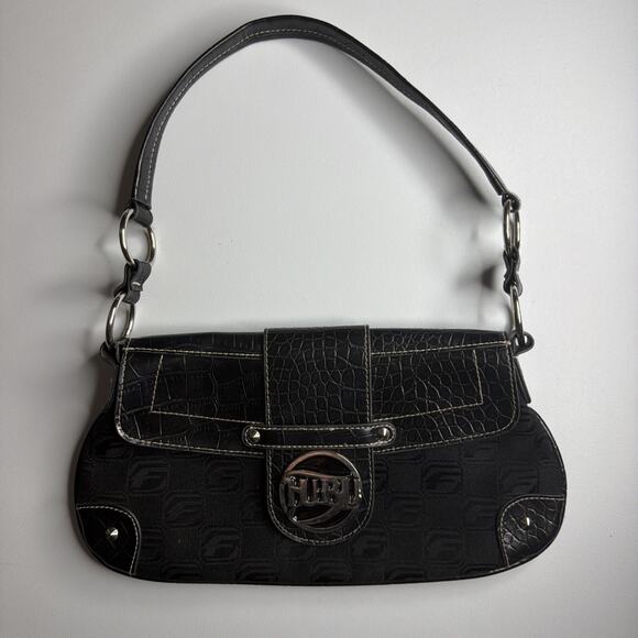 FUBU Handbags - Rare Vintage Y2K 90s FUBU Small Purse Shoulder Bag Deadstock Mc Bling Snakeskin